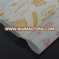 Custom Printed Wax Paper for Food with Company Logo